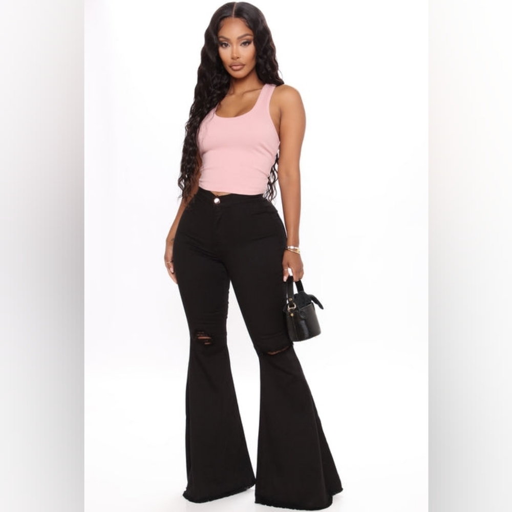 Fashion Nova Extreme Bell Bottom Jeans